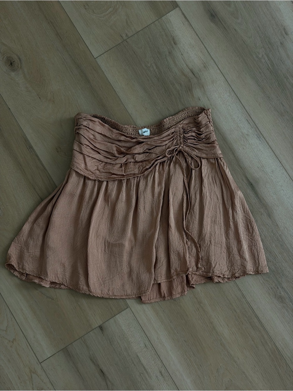 Boho Textured Mini Skirt